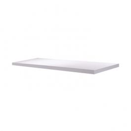 Accessoires Gondoles magasin Planche blanche 124 cm pour étagères modulables Mobilier shopping