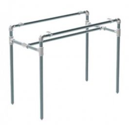 CLOTHES RAILS : Plumbing pipe kit table position gidkit6