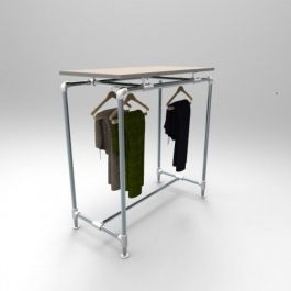 CLOTHES RAILS : Plumbing tube clothes kit gidkit13