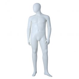 MALE MANNEQUINS : Plus size male window mannequin