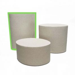 Podio Espositore a muro per negozio nero 3 metri Laser Mobilier shopping