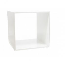 MATERIEL AGENCEMENT MAGASIN - PODIUM : Podium presentation blanc glossy 85x85x85cm