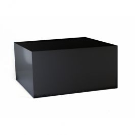 MATERIEL AGENCEMENT MAGASIN - PODIUM : Podium noir brillant 100x100x50cm