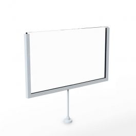 Porta cartel magnético a5 blanco