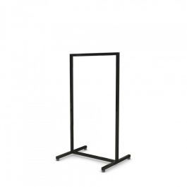 PORTANTS VêTEMENTS BOUTIQUE - PORTANTS DROITS : Portant magasin métal noir 60cm x 125cm