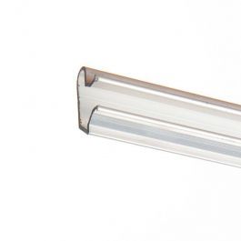 Accessoires pour panneaux rainurés Profil aluminium 120 cm pour panneaux rainurés Mobilier shopping