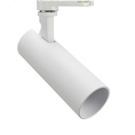 SPOTS POUR MAGASIN : Projecteur led blanc 15w triphasé 2700k