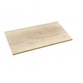 LADENAUSSTATTUNG - ZUBEHOR GONDELN SPEICHERN : Regal aus eichenholz 100 x 40 x 1,8 cm