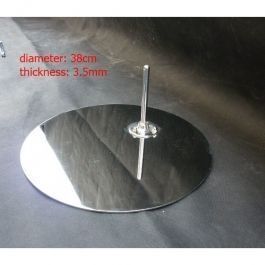 ACCESSORIES FOR MANNEQUINS - BASES : Round metal base