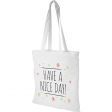 Image 0 : Sac shopping coton blanc naturel ...