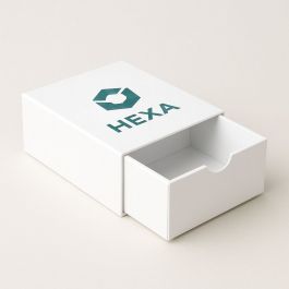 SHOPPER BUSTE PERSONALIZZATI - SCATOLA DI CARTONE PIEGHEVOLE : Scatola scorrevole personalizzata