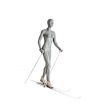 Image 7 : Vitrinenmodel Frau Trekkingposition - grau (RAL ...