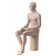 Image 2 : Realistic male mannequin in sitting ...