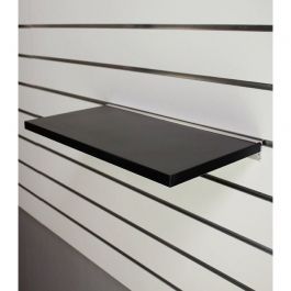 RETAIL DISPLAY FURNITURE - SLATWALL AND FITTINGS : Shelf black 60 x 30 cm