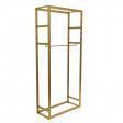 Image 0 : Gold-plated shop gondola with ...