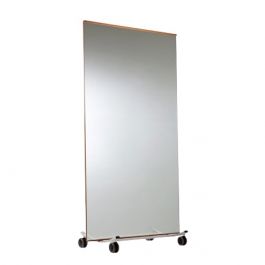 RETAIL DISPLAY FURNITURE - MIRRORS FOR STORES : Shop mirror on castors 190x100cm