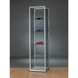Standing display cabinet Column window for tempered glass store Mobilier shopping