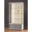 Image 0 : White display case with storage ...
