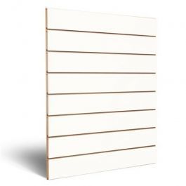 RETAIL DISPLAY FURNITURE - SLATWALL AND FITTINGS : Slatwall white