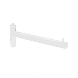 RETAIL DISPLAY FURNITURE - SLATWALL AND FITTINGS : Solo front white bar 29.5 cm