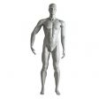 Image 0 : Gray (RAL7042) male mannequin sporty ...