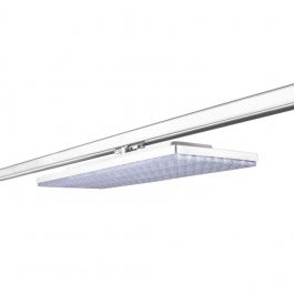 AGENCEMENT MAGASIN : Spot led plat blanc 30w orientable 4000k pour rail