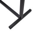 Image 2 : Square clothing rail black finish ...