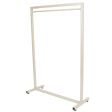 Image 0 : Straight metal clothes rack, large ...