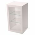 Image 0 : Cabinet with glass shelves: Width ...