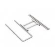 Image 2 : Rack per appendiabiti colore argento ...