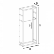 Image 2 : Gondole pour magasin Bigshop porte ...