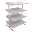 Image 0 : Store shelves 4 levels white ...