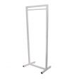 Image 0 : Clothing rail white finish. W ...