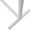 Image 2 : Clothing rail white finish. W ...