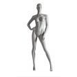 Image 0 : Gray female window mannequin (RAL7042 ...