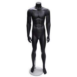 PROMOTIONS MALE MANNEQUINS : Straight male mannequin without head black color