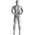 Image 2 : Gray (RAL7042) male window mannequin ...
