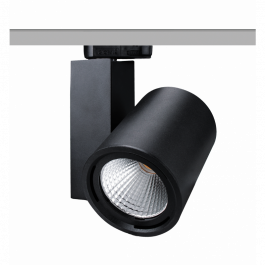 PROFESSIONELL SPOT LAMPEN - CLUSTER-SPOTS LED : Stromschienenbeleuchtung led schwarz 3000lm