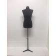 Image 1 : Tailored bust woman black canvas ...