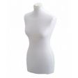 Image 2 : Tailored bust woman white canvas ...