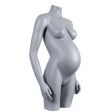 Image 0 : Torse mannequin femme enceinte - gris ...