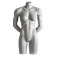 Image 0 : Torse de mannequin femme, gris ...