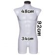 Image 1 : Torso homme en plastique finition ...