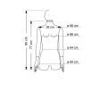 Image 2 : Torso mannequin femme en élasthanne ...