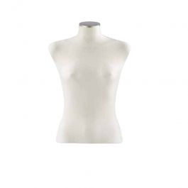 BUSTE MANNEQUIN FEMME : Torso mannequin femme ivoire