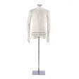 Image 0 : Torso mannequin man in ivory ...