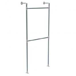 CLOTHES RAILS - RACKS PLUMBING PIPE INDUSTRIAL STYLE : Tube wall clothes rack gidkit1