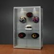 Image 2 : Vitrine colonne couleur argent avec ...