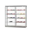 Image 0 : Vitrine colonne double couleur argent ...