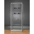 Image 0 : Vitrine colonne d'exposition gris ...